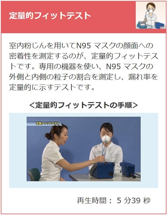 定量的フィットテスト
