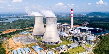 蒸気・発電所外観
