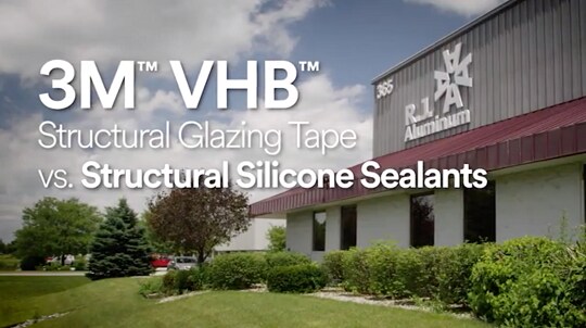 3M VHB Structural Glazing Tape vs Structural Silicone Sealants