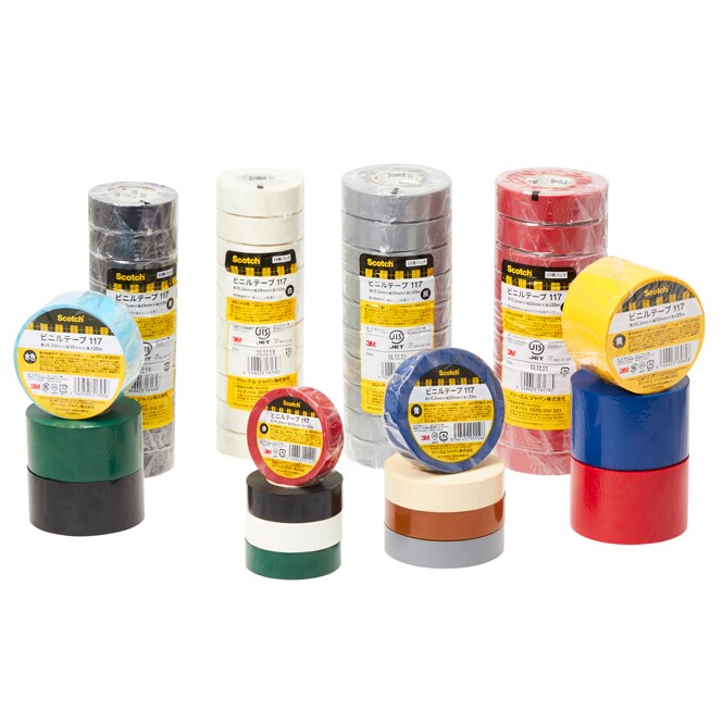 色の種類 サイズも豊富な定番商品 電気絶縁用ビニールテープ 3m