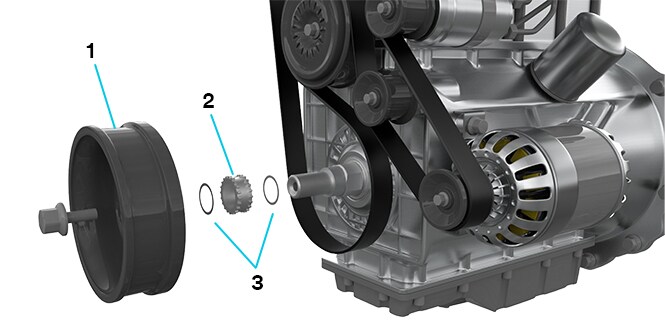 Friction shim application for an ICE (internal combustion engine)
