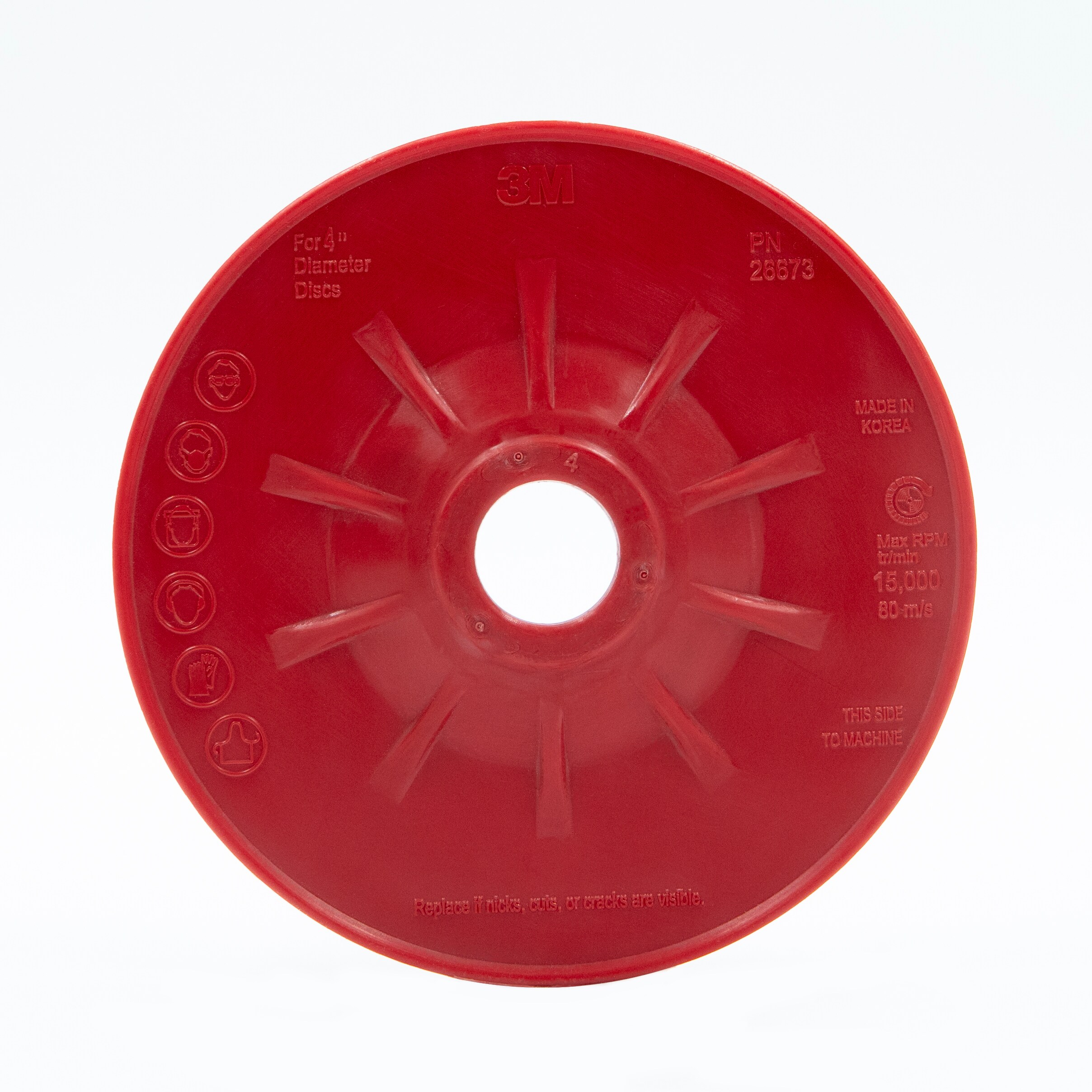Disc pad face plates

