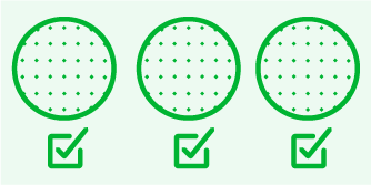 3M™ CMPパッドの一貫性を示した図
