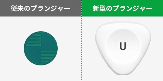 押し出しやすさが向上
