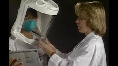 FT-10サッカリンを使ったフィットテストキットの使用方法動画
