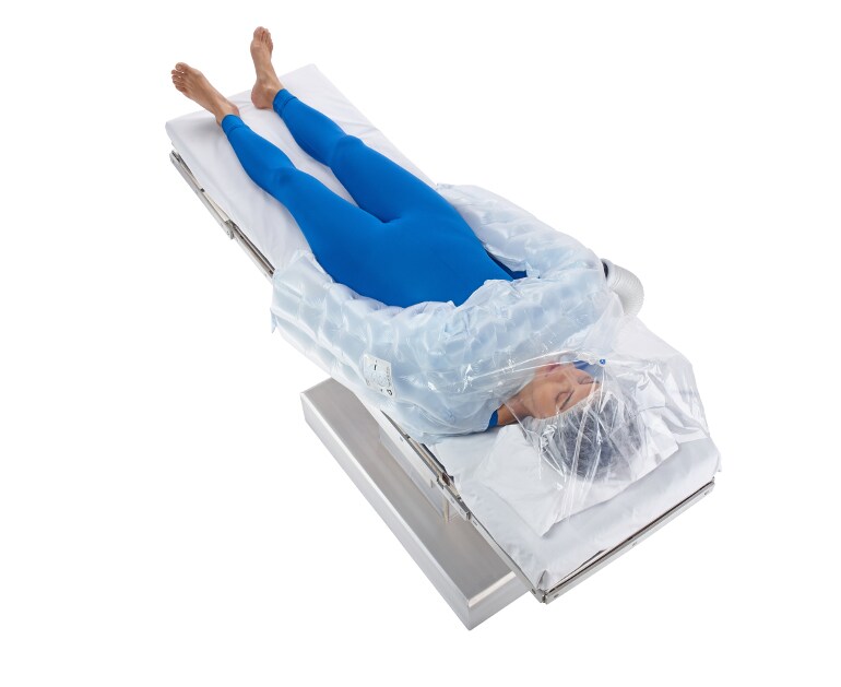 Learn how to use the Bair Hugger multi-position blanket to warm in supine position with arms in
