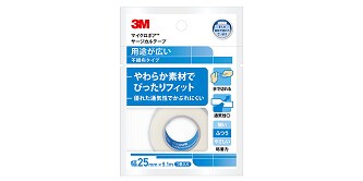 3M™ マイクロポア™ サージカルテープ 不織布（白）12.5／25
