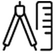 A ruler icon.