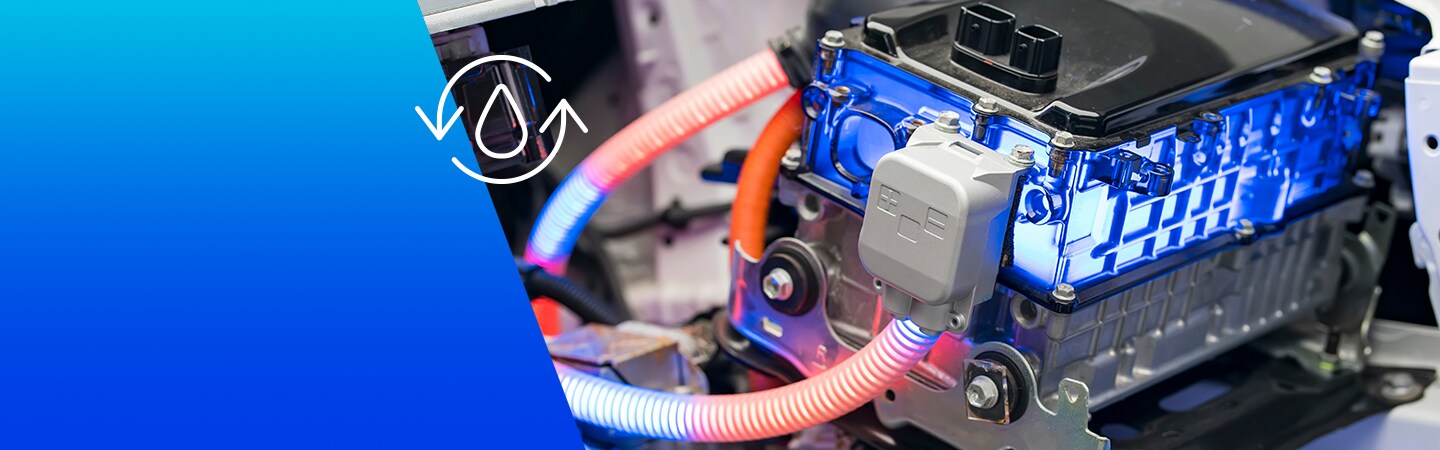 Electric car lithium battery pack and power connections
