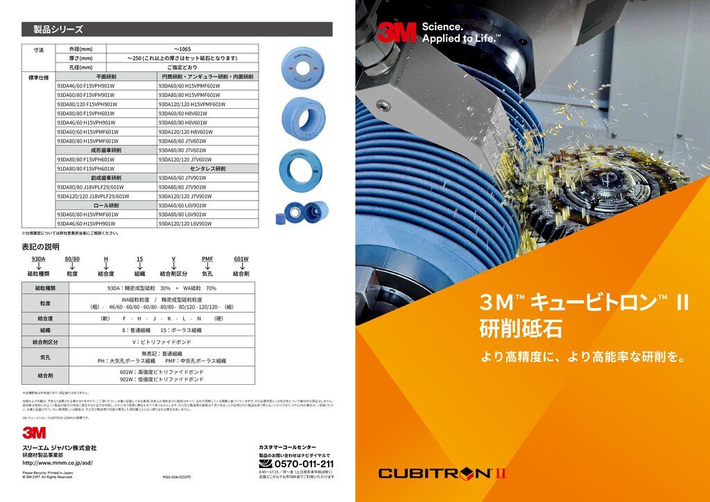 ３Ｍ™ キュービトロン™ II 研削砥石