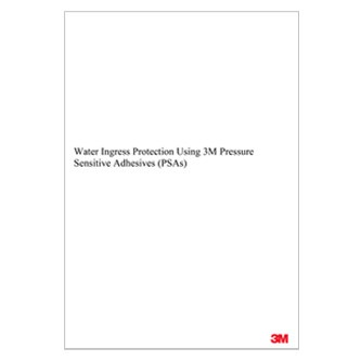 3Mの感圧型粘着剤(PSA)を使用した浸水保護  (PDF, 439 KB)
