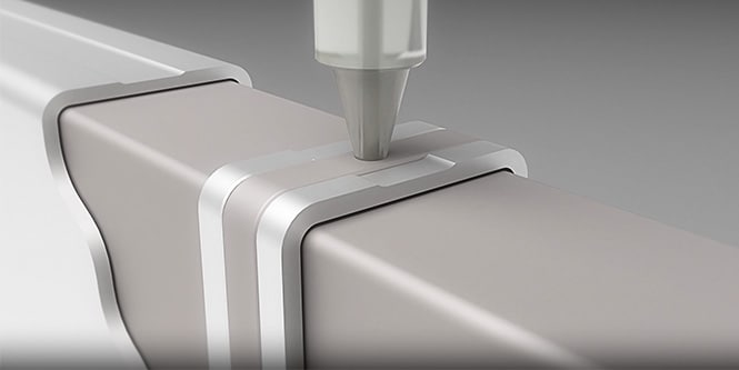 動画：接着剤注入による接合
