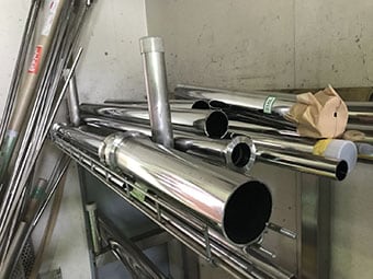 作業場のようす
