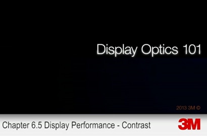Display Optics 101 on black.