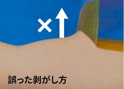 アイオバンの剥がし方３
