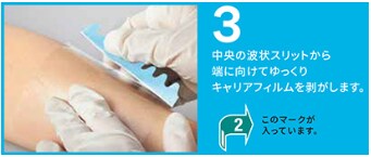 ３Ｍ™ テガダーム™ ロール トランスペアレント フィルムロール 貼り方3
