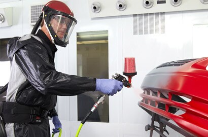 ３Ｍ™ ＰＰＳ™ 製品と３Ｍ™ アキュスプレー™ 製品を併用した塗装作業