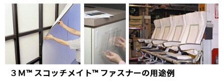３Ｍ™ スコッチメイト™ ファスナーの用途例

