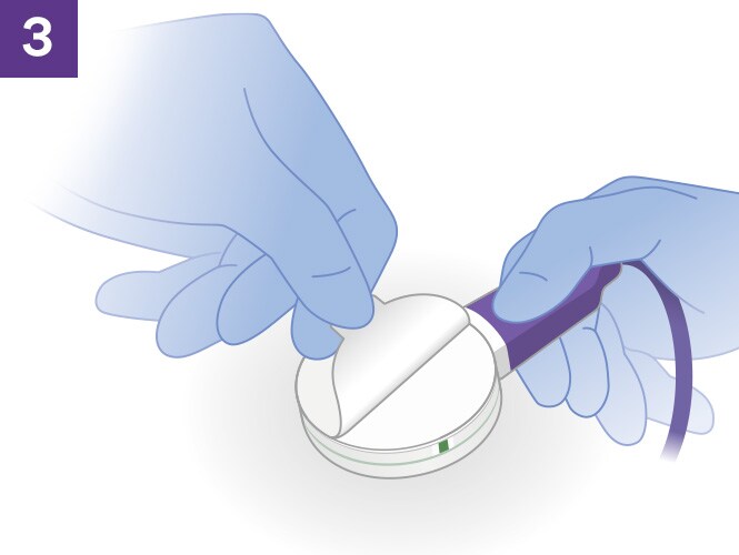 Step.3　ライナー紙を剥がす
