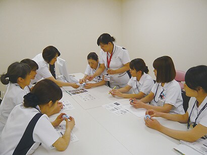 写真2　リンクナースと行った説明会の様子

