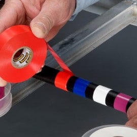 Scotch® Tape 23自己融着性テープ を使用