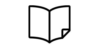 Line drawing of a booklet
