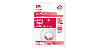 3M™ トランスポア™ サージカルテープ プラスティック（半透明）12.5／25
