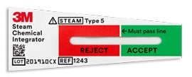 ３Ｍ™ アテスト™ 高圧蒸気滅菌用 化学的インテグレータ 1243A/1243B