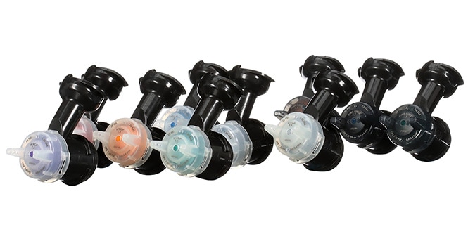 パフォーマンススプレーガン用重力式ノズル製品ファミリーの画像
