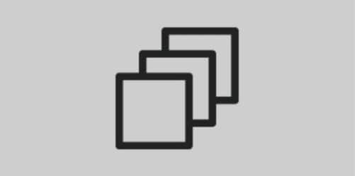 Line drawing of a row of squares
