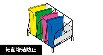 立てて保管
