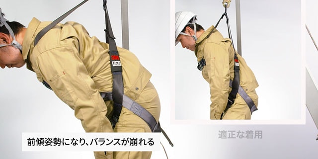 フルハーネス誤装着のリスクと正しい装着のポイント
