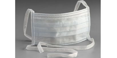 An image of a tie-on surgical mask
