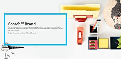 スコッチ™ 製品　(テープ/のり/はさみ/カッター など）

