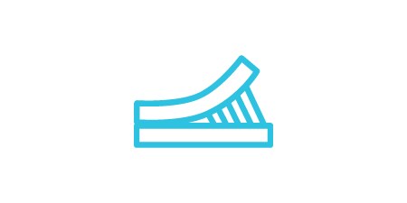 2つの表面の接着・接合を示すアイコン
