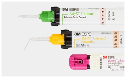 ３Ｍ™ セメントの適応症例と各補錣物の前処理推奨方法

