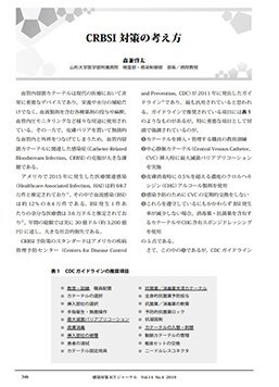CRBSI対策の考え方