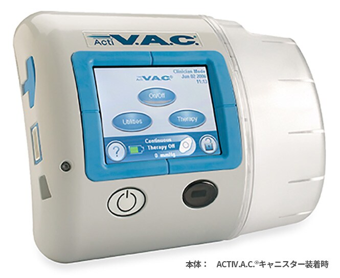 本体：ACTIV.A.C.®キャニスター装着時
