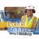 Brochure cover, Construction worker in hard hat and safety vest