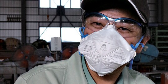 熟練職人・松田さんも作業がしやすいと太鼓判を押す
