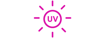 Sun icon for UV blocking
