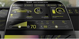 車内デザインのヒューマンマシンインターフェース（HMI）